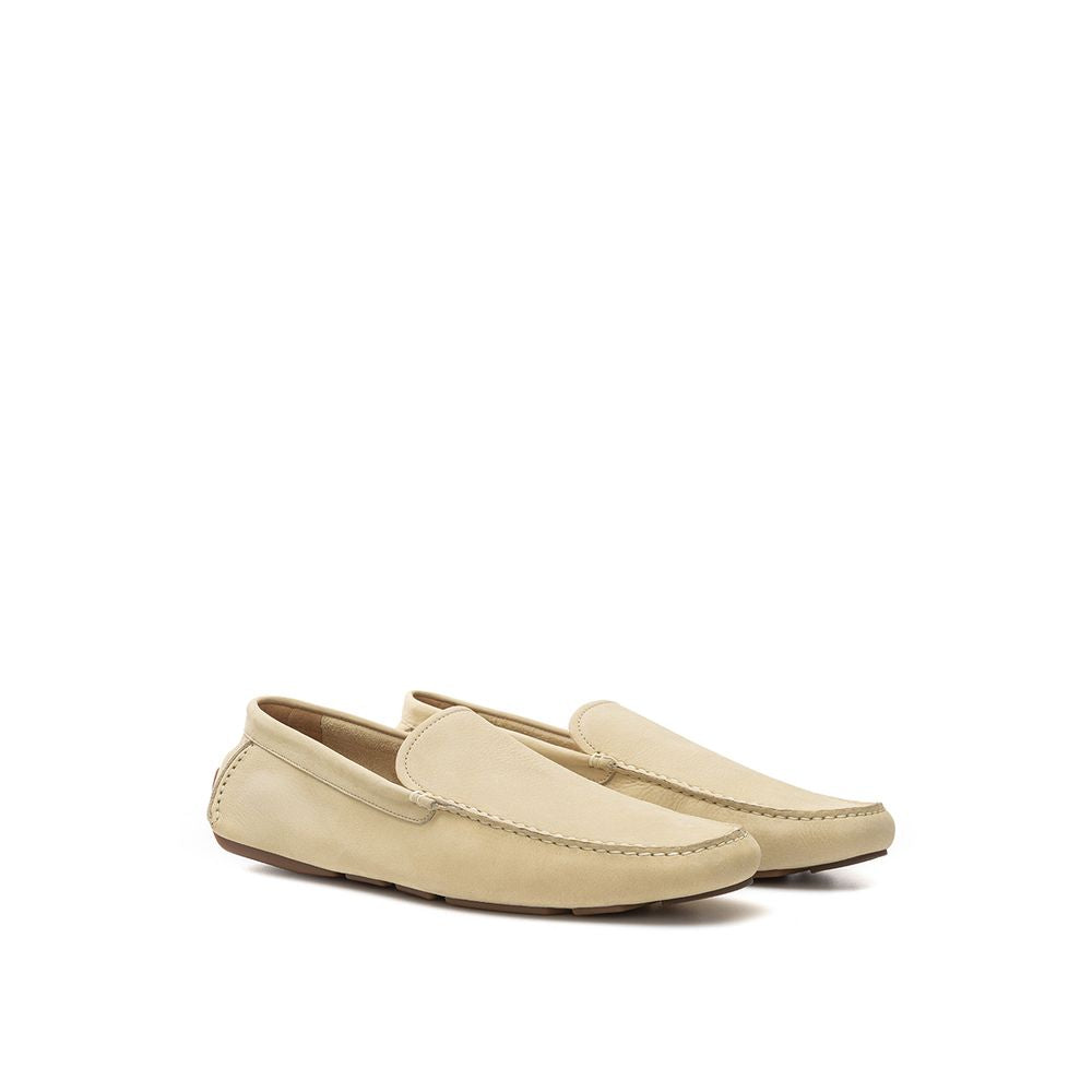 Bally Beige Leather Moccassin - BrandFit 88