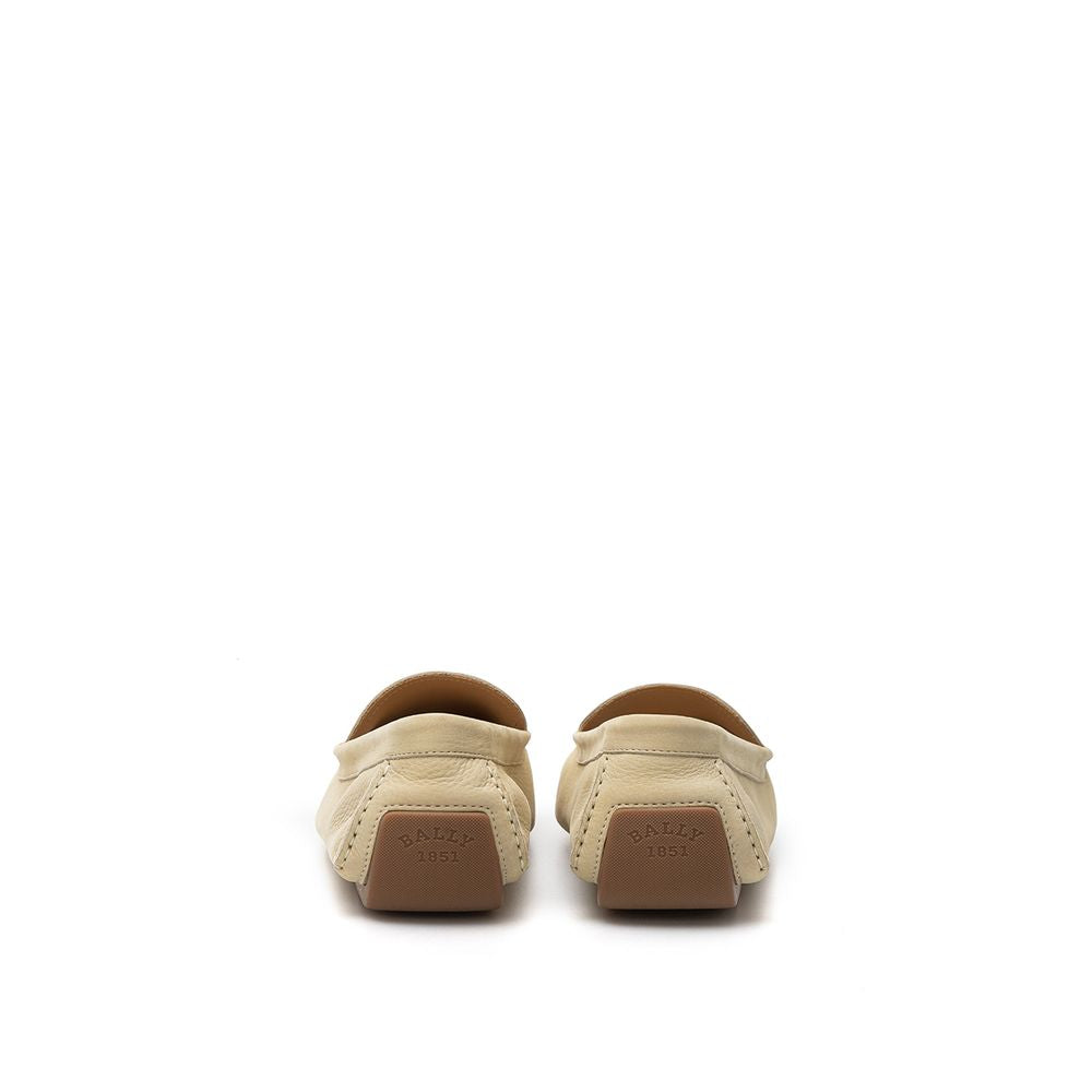 Bally Beige Leather Moccassin - BrandFit 88