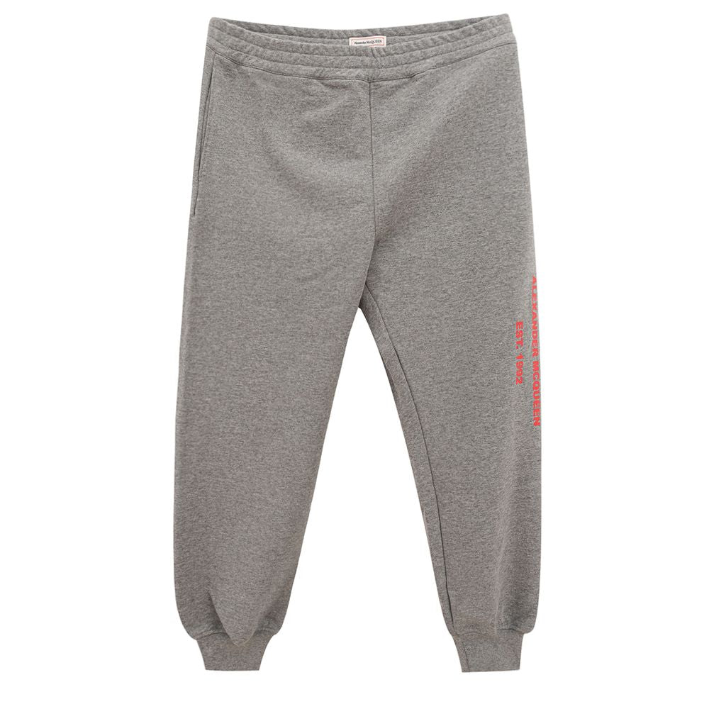 Alexander McQueen Gray Cotton Athletic Pants - BrandFit 88