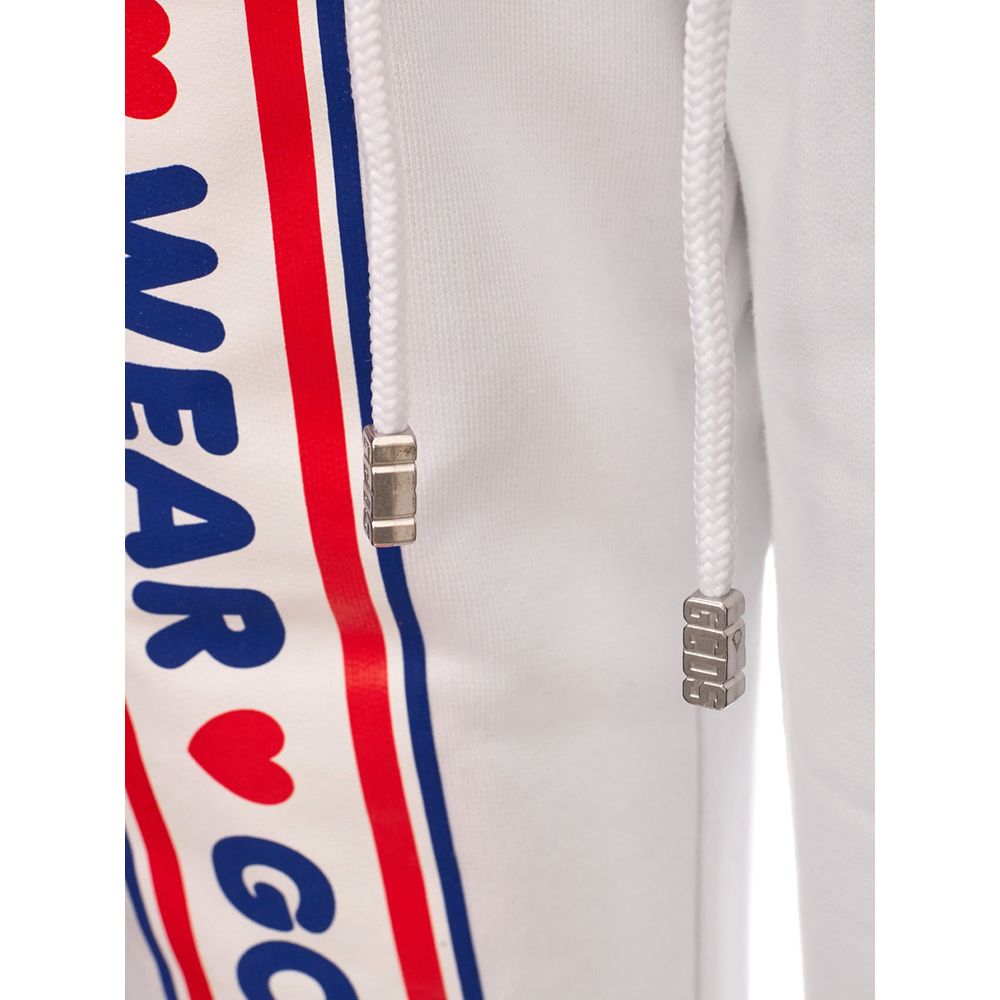 GCDS White Cotton Joggers (Workout Pants) - BrandFit 88