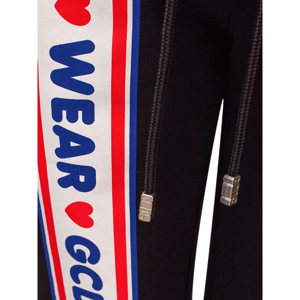 GCDS Black Cotton Joggers (Workout Pants) - BrandFit 88