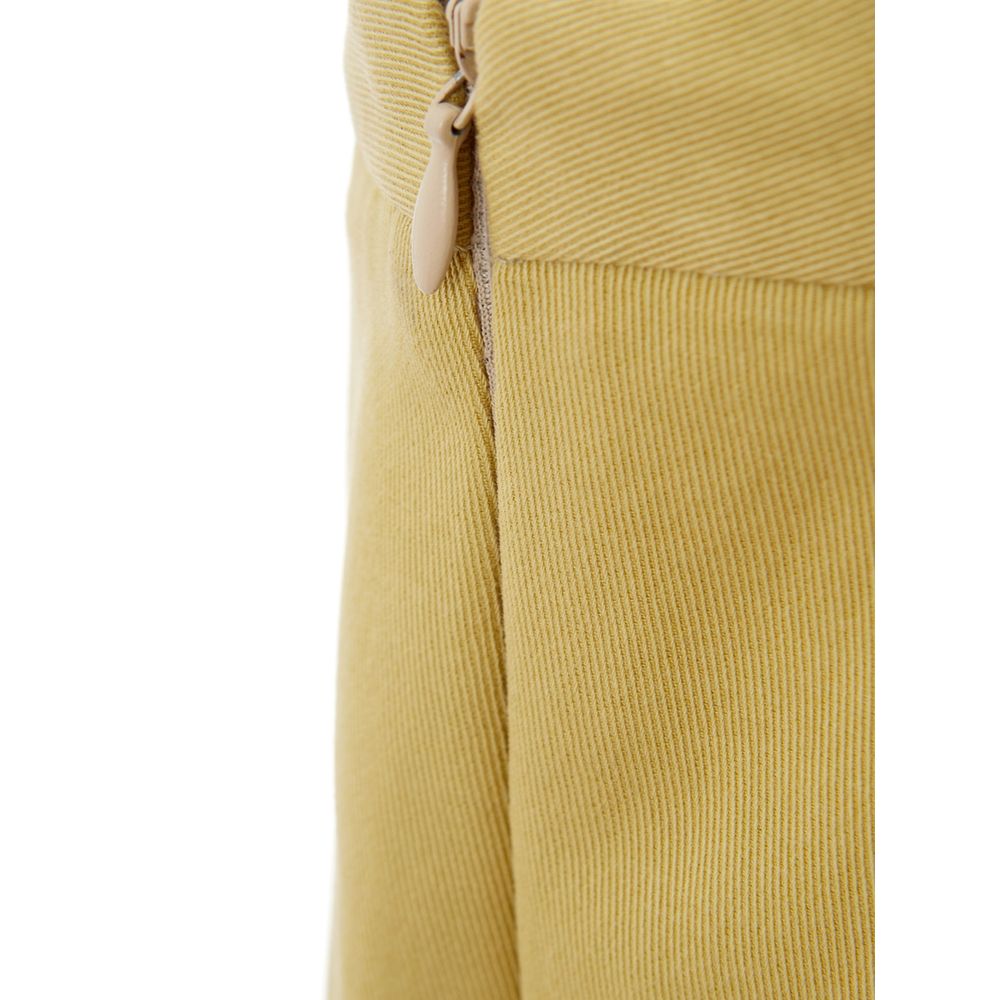 Lardini Gold Cotton Casual Pants