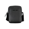 Calvin Klein Sleek Black Shoulder Bag with Logo Detail