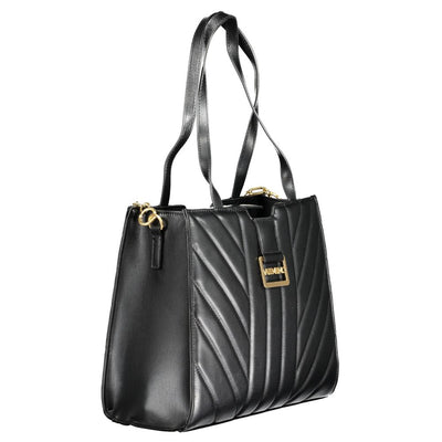 Mario Valentino Black Polyurethane Women Handbag