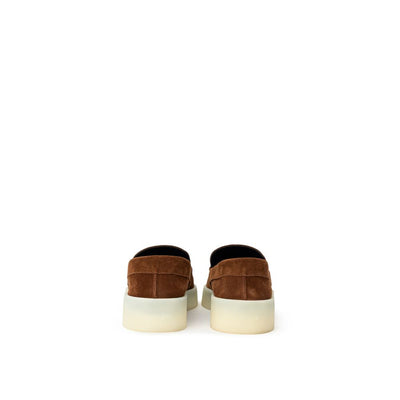 Fear Of God Brown Leather Slip-On Loafer