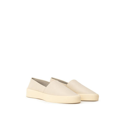 Fear Of God Beige Leather Slip-On Loafer