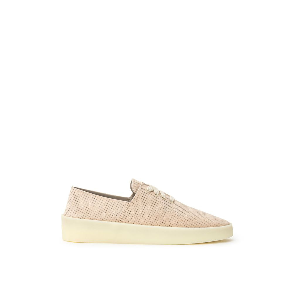 Fear Of God Beige Leather Low Top Sneakers - BrandFit 88