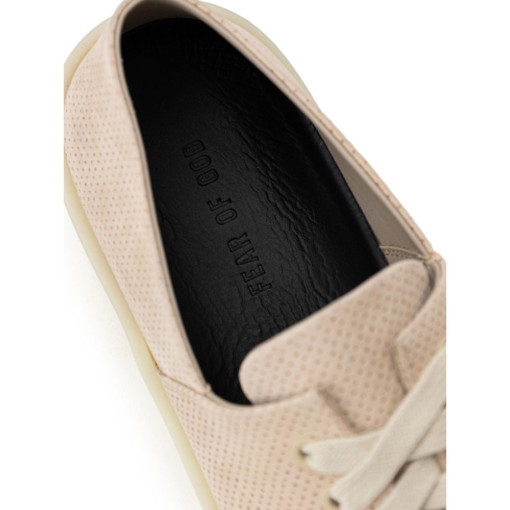 Fear Of God Beige Leather Low Top Sneakers - BrandFit 88