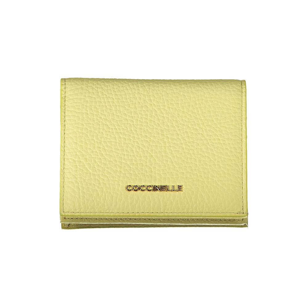Coccinelle Giallo Leather Woman Wallet