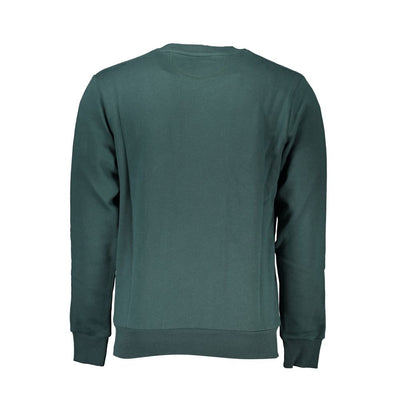 La Martina Green Cotton Men Sweater