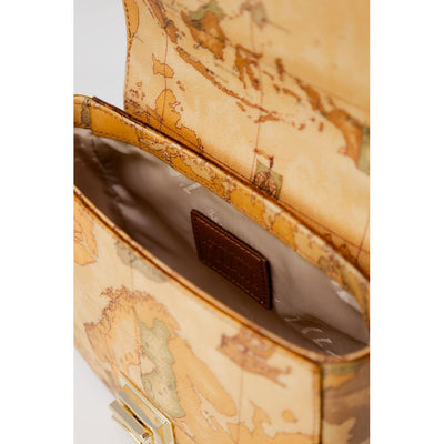 Alviero Martini Prima Classe Beige Leather Handbag