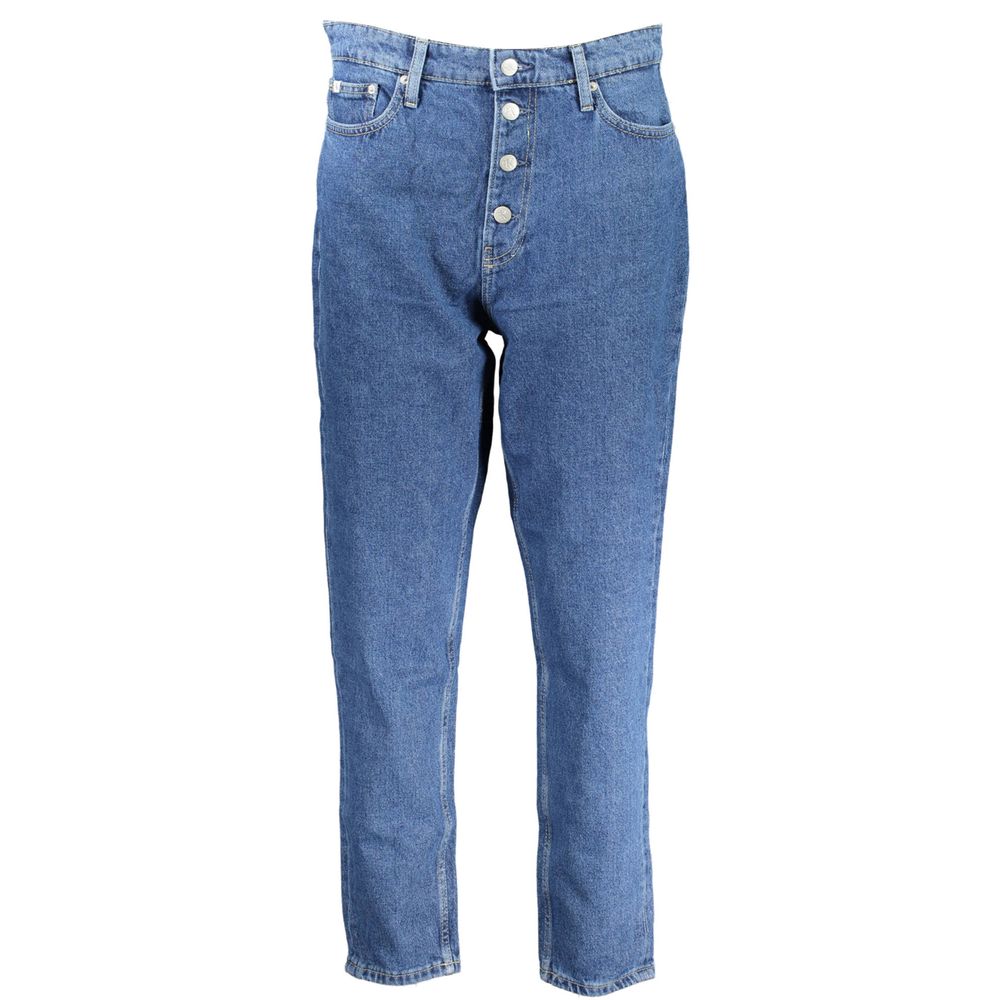 Calvin Klein Blu Cotton Women Jeans