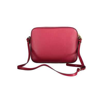 Coccinelle Red Leather Women Shoulder Bag