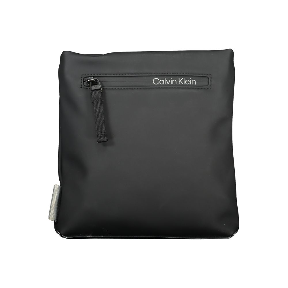 Calvin Klein Black Polyester Men's Shoulder Bag