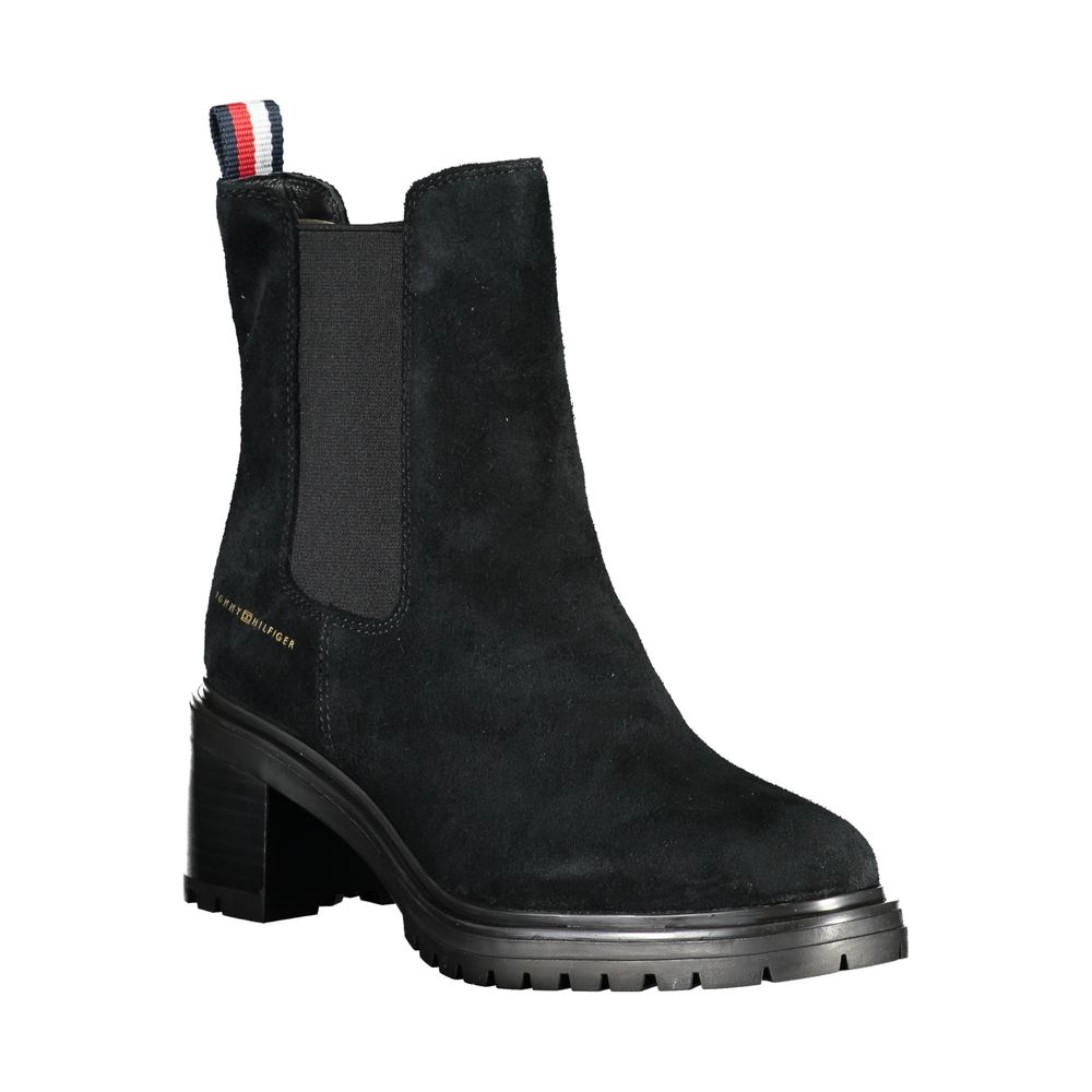 Tommy Hilfiger Black Leather Women Boot - BrandFit 88