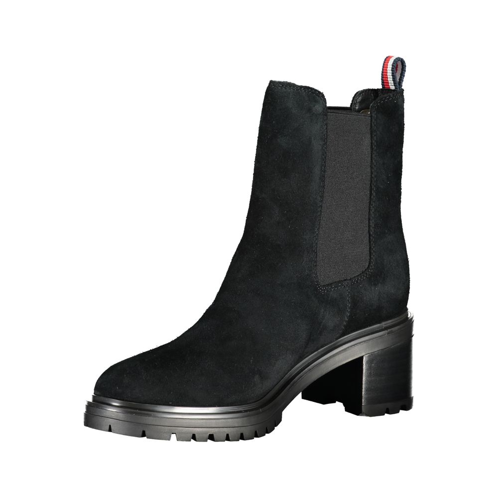 Tommy Hilfiger Black Leather Women Boot - BrandFit 88