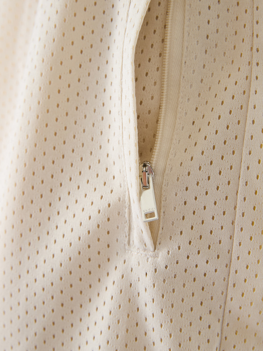 Gucci Cream polyester  Logo Shorts