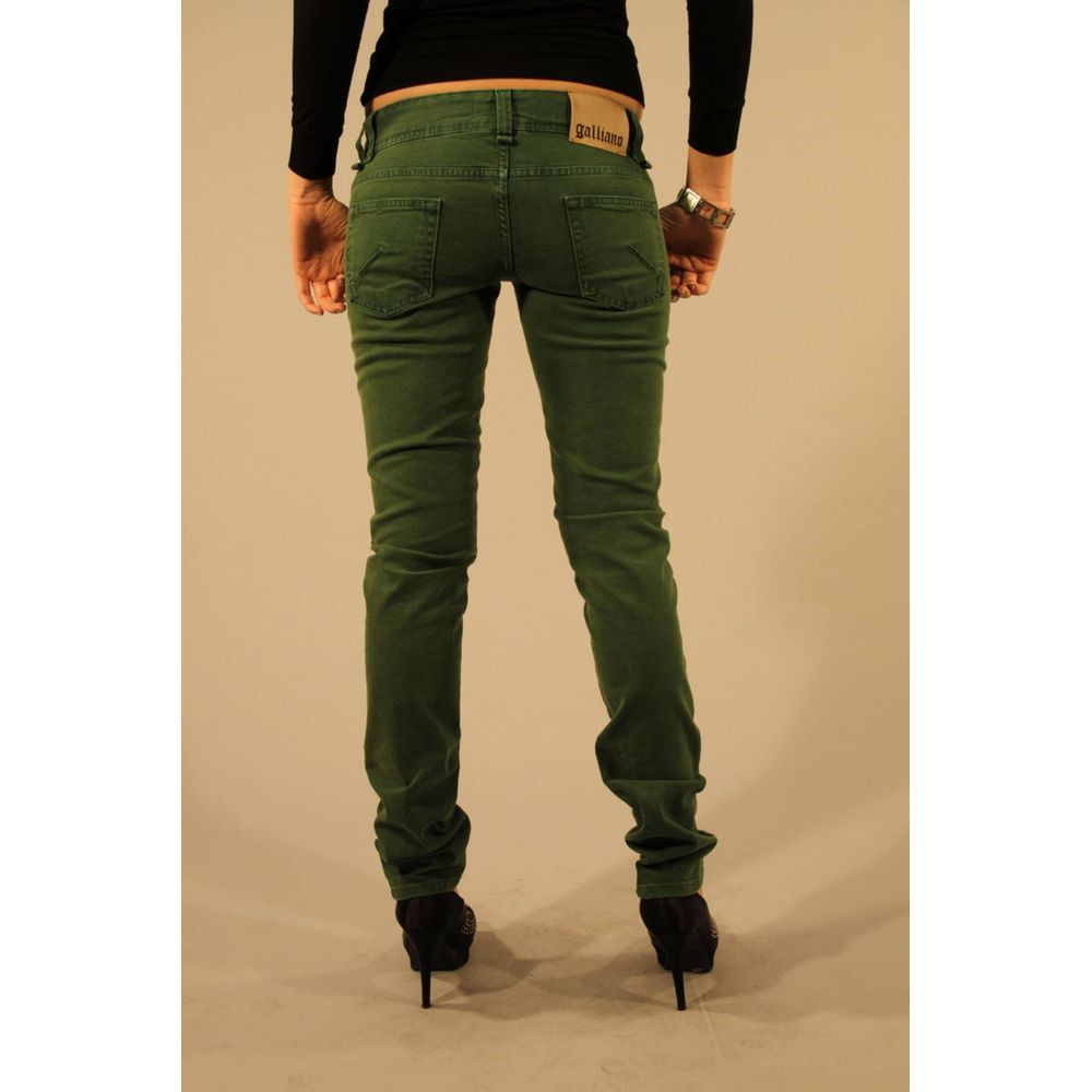 John Galliano Verde Cotton Women Jeans - BrandFit 88