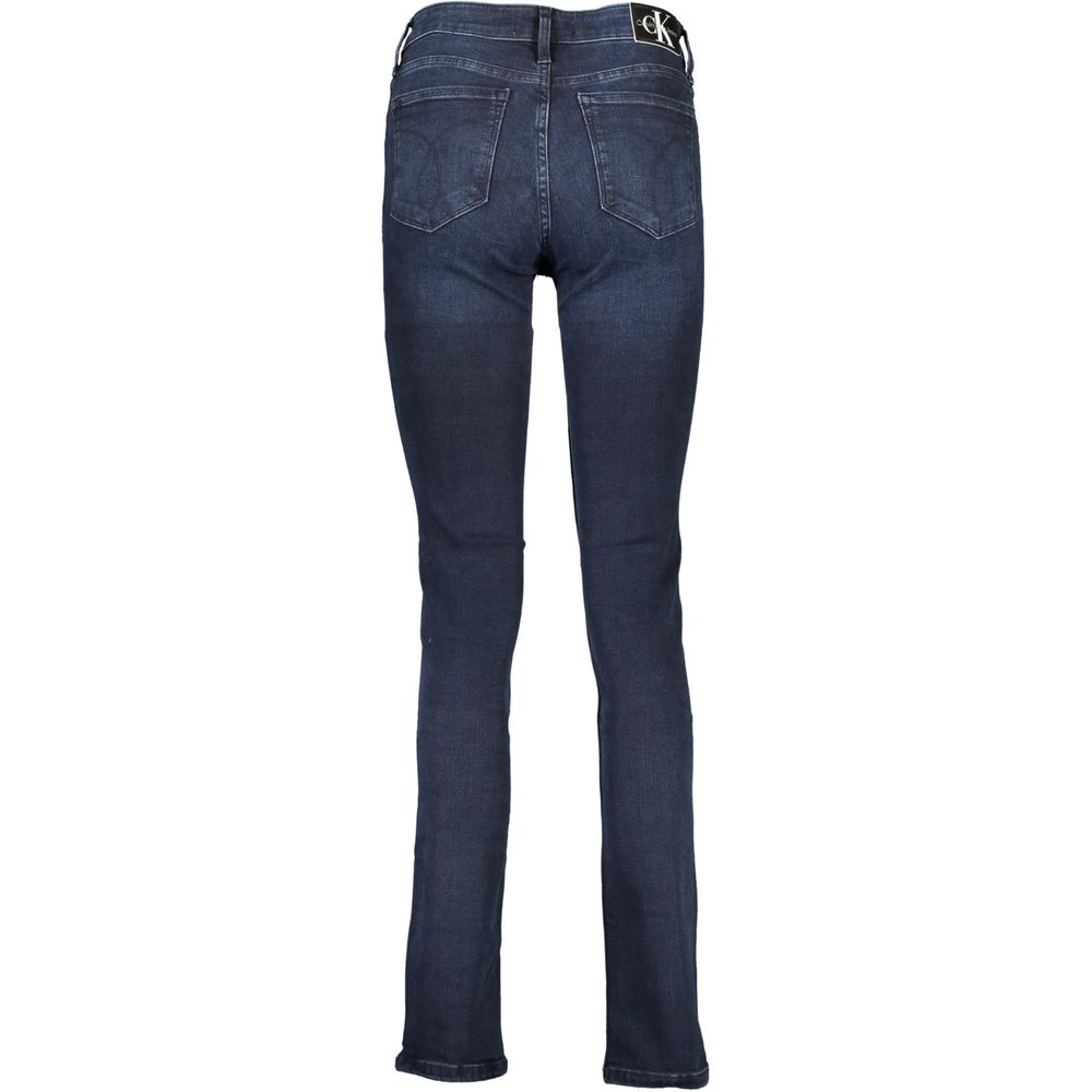 Calvin Klein Blu Cotton Women Jeans