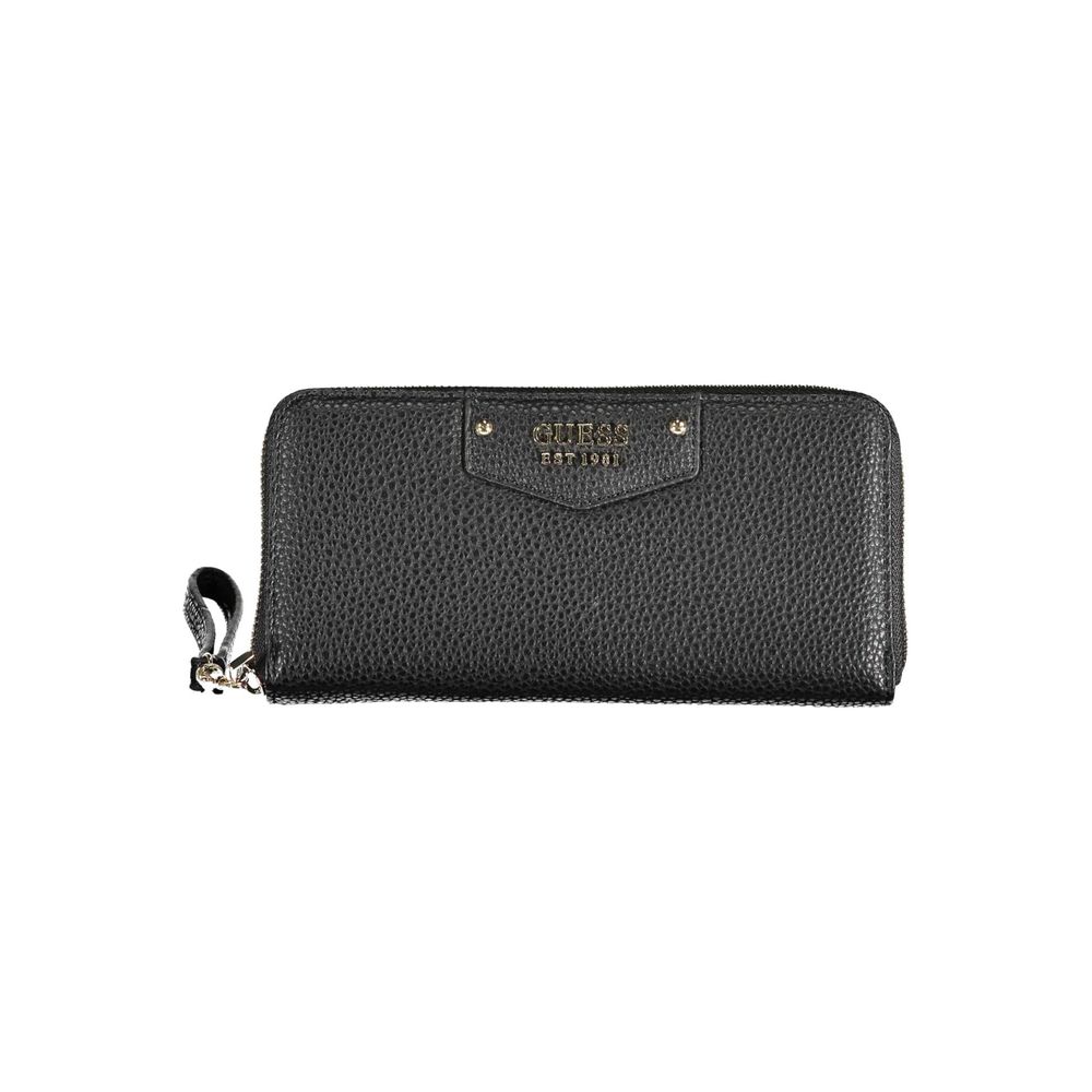 Guess Jeans Black Polyurethane Women Wallet