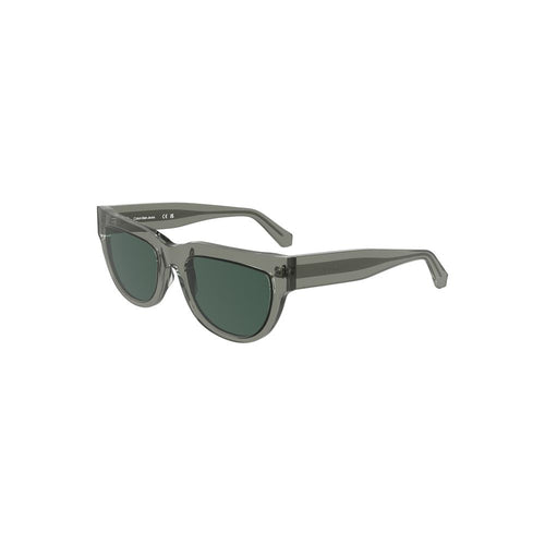 Calvin Klein Grigio Acetate Women Sunglass