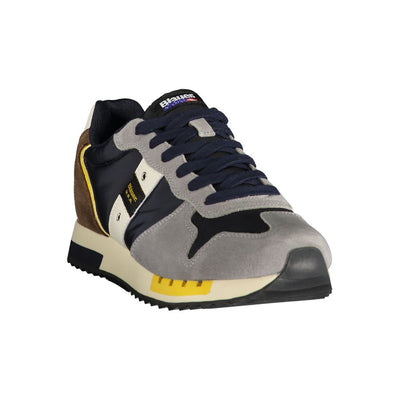 Blauer Grigio Polyurethane Men Sneaker