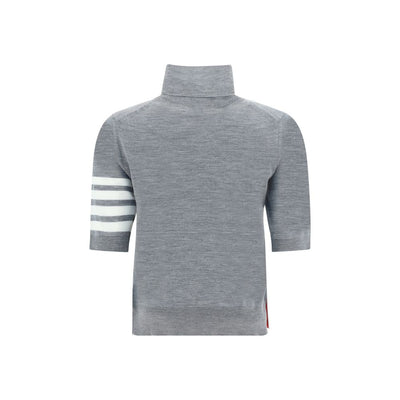 Thom Browne Gray Polyamide Turtleneck