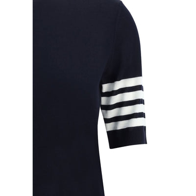 Thom Browne Blue Polyamide Turtleneck