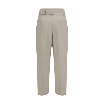 Brunello Cucinelli Cream Cotton Casual Pants