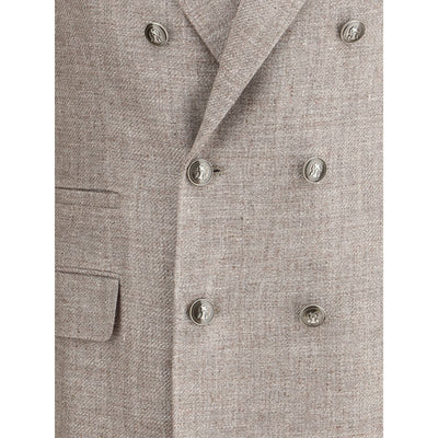Brunello Cucinelli Light Brown Linen Blazer