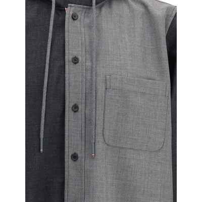 Thom Browne Gray Wool Jackets And Coat