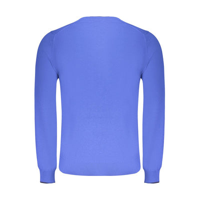 North Sails Blue Cotton Men Sweater