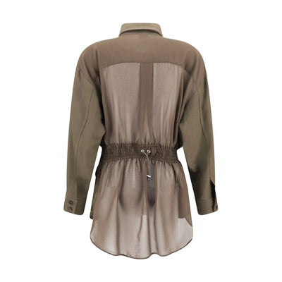 PINKO Linen Shirt Jacket