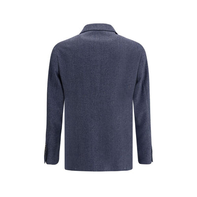 Brunello Cucinelli Blue Wool Blazer