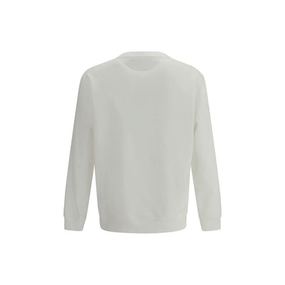 Brunello Cucinelli White Cotton Sweatshirt