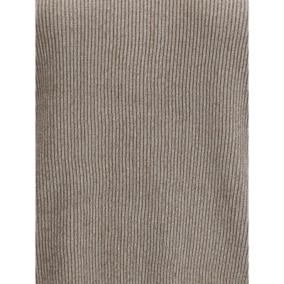 Brunello Cucinelli Beige Cotton Sweatshirt