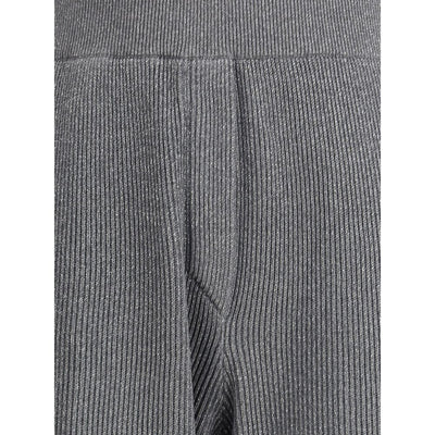 Brunello Cucinelli Gray Cotton Casual Pants