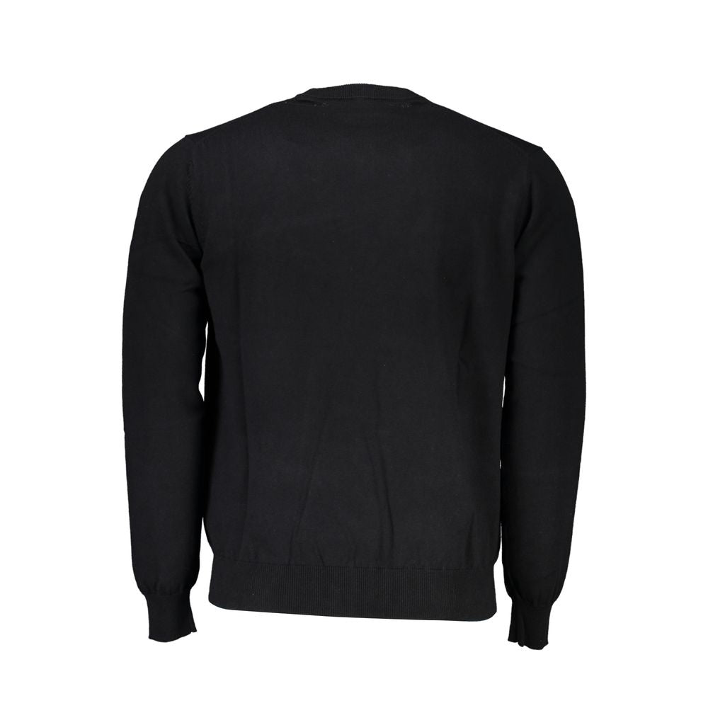 Harmont & Blaine Black Cotton Men Sweater