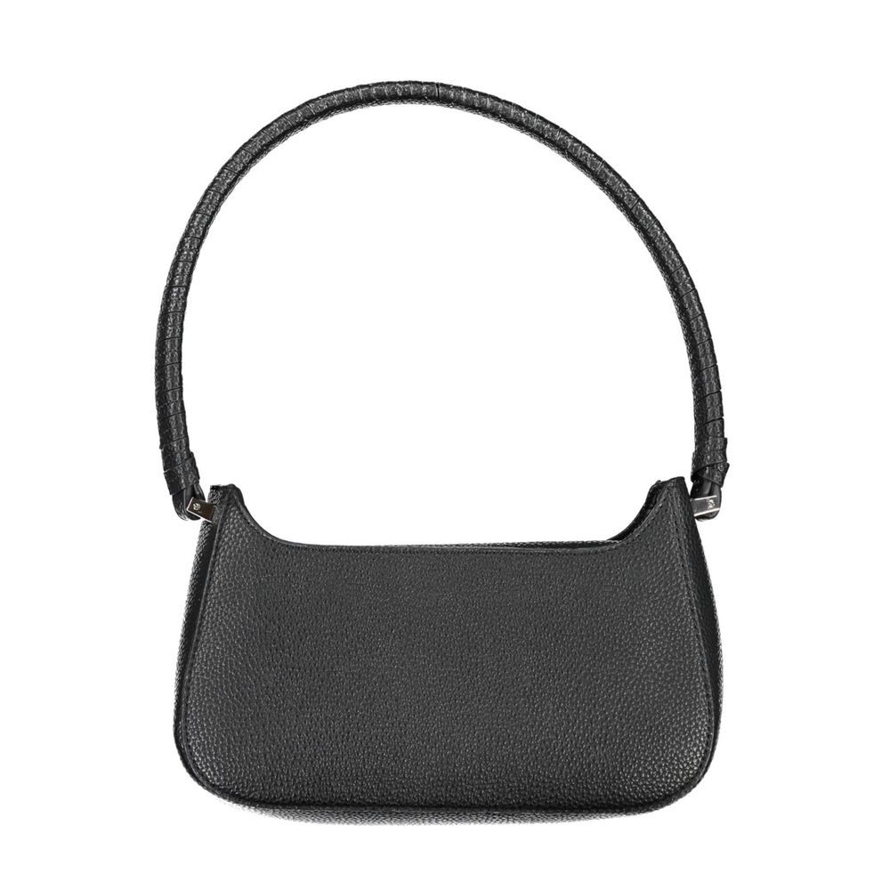Tommy Hilfiger Black Polyurethane Women Handbag