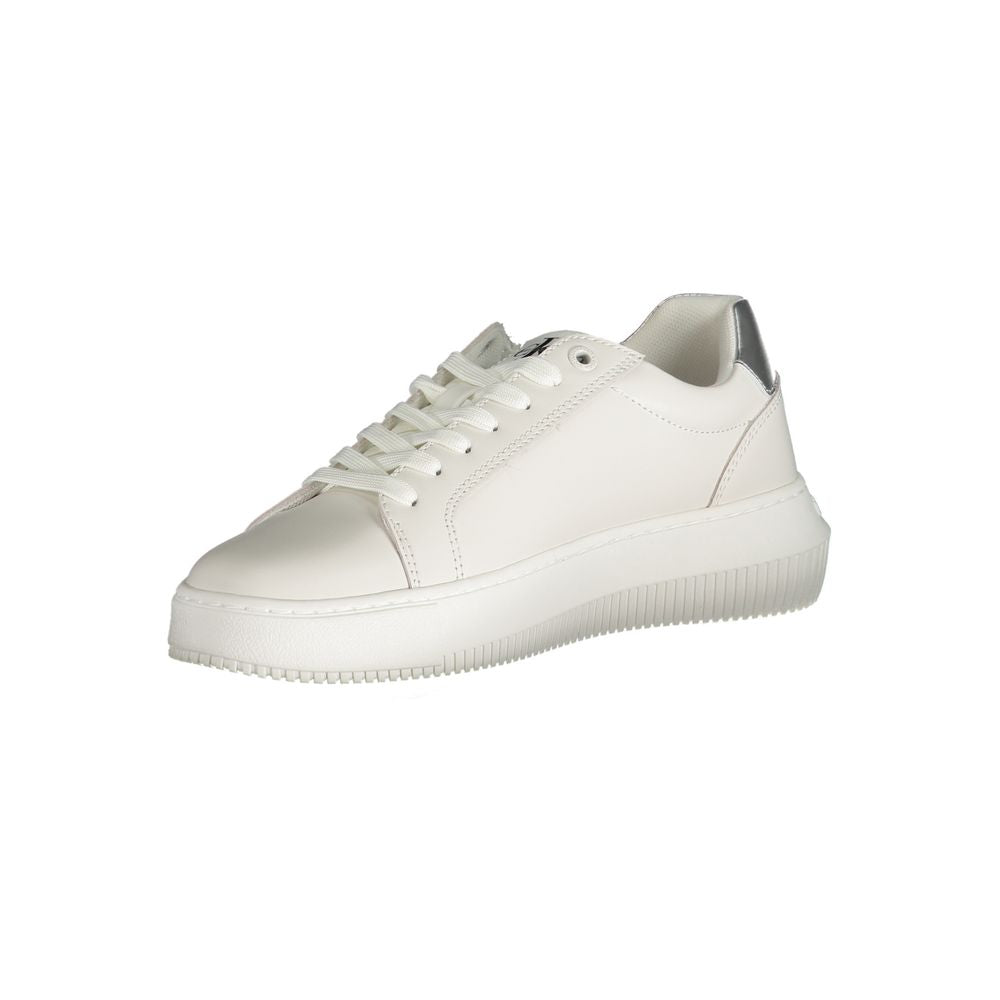 Calvin Klein Bianco Polyurethane Women Sneaker