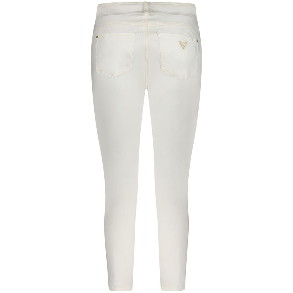 Guess Jeans White Cotton Women's Skinny Jean