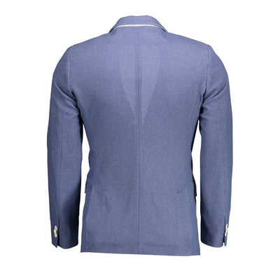 Gant Blue Cotton Men Jacket