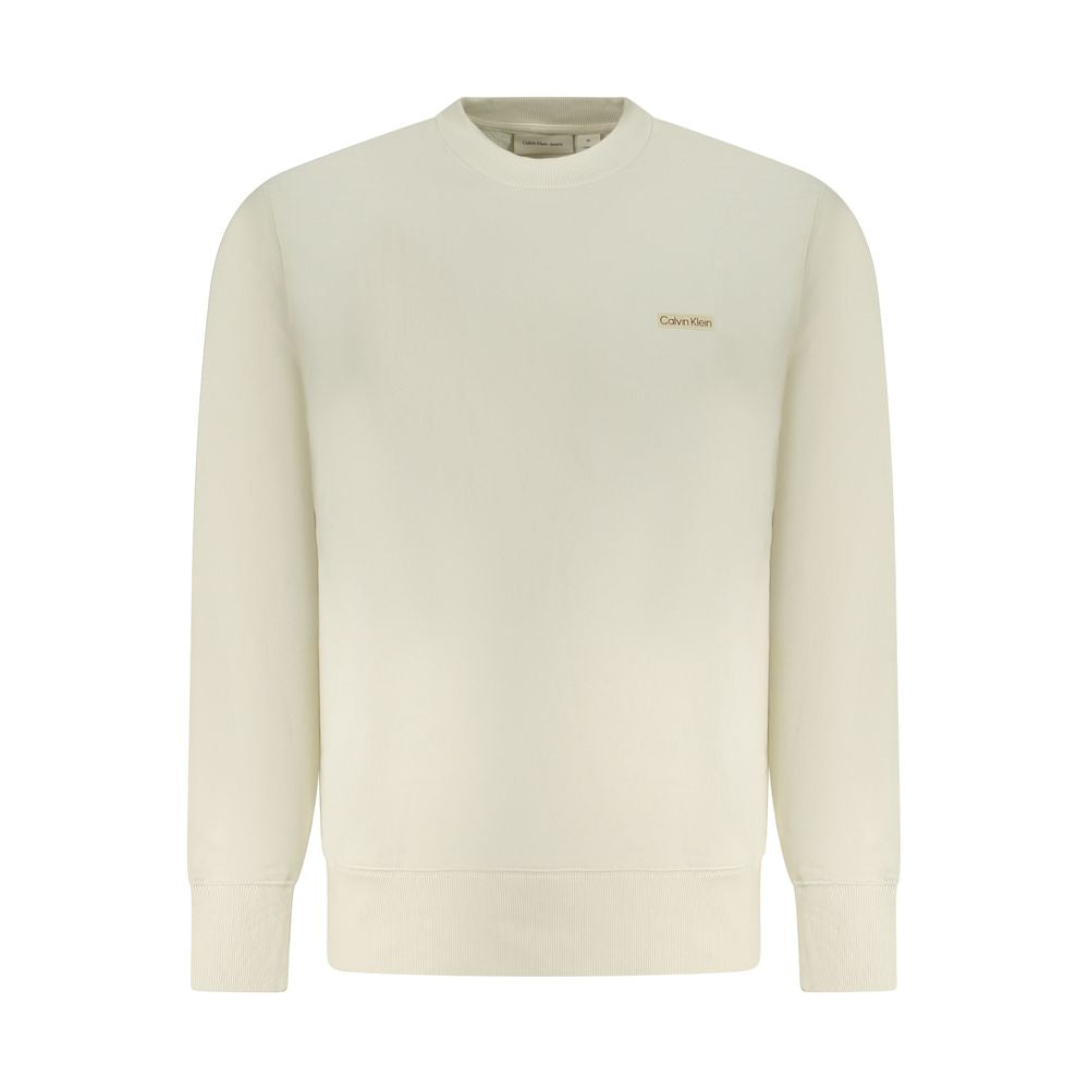 Calvin Klein Beige Cotton Men's Sweatshirt