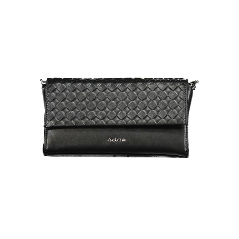 Calvin Klein "Black Polyester Women Shoulder Bag"