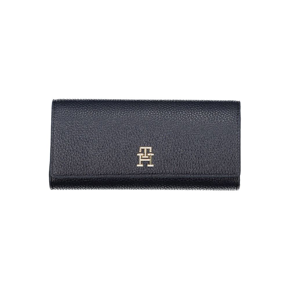 Tommy Hilfiger Blue Polyurethane Women Wallet