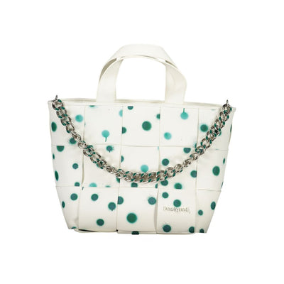 Desigual "Bianco Poliuretano Woman Handbag"