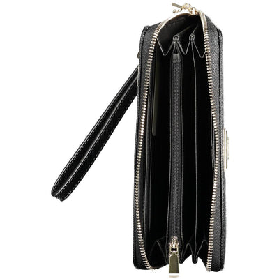 Guess Jeans Black Polyethylene Women Wallet