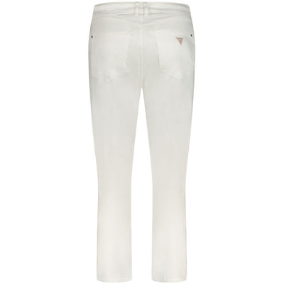 Guess Jeans White Cotton Women Skinny Jean
