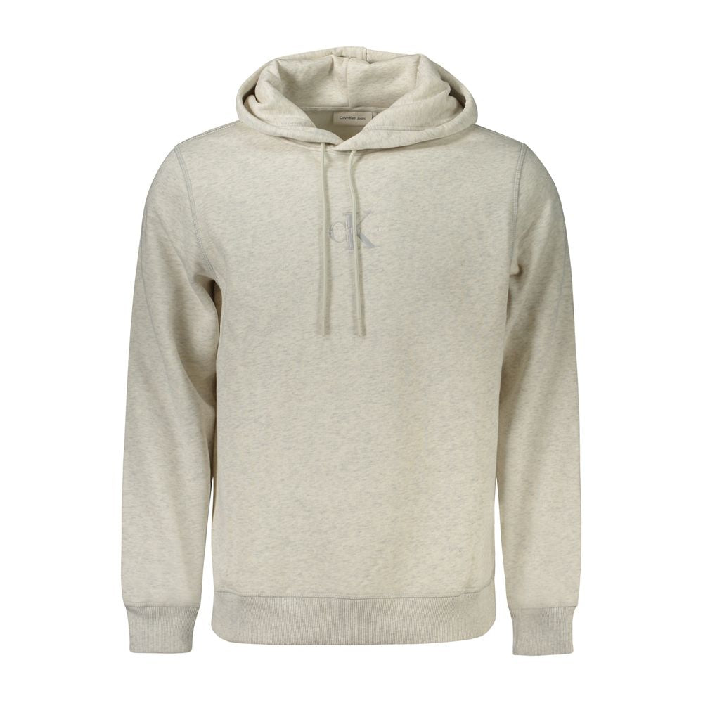 Calvin Klein Grigio Cotton Men's Hoodie