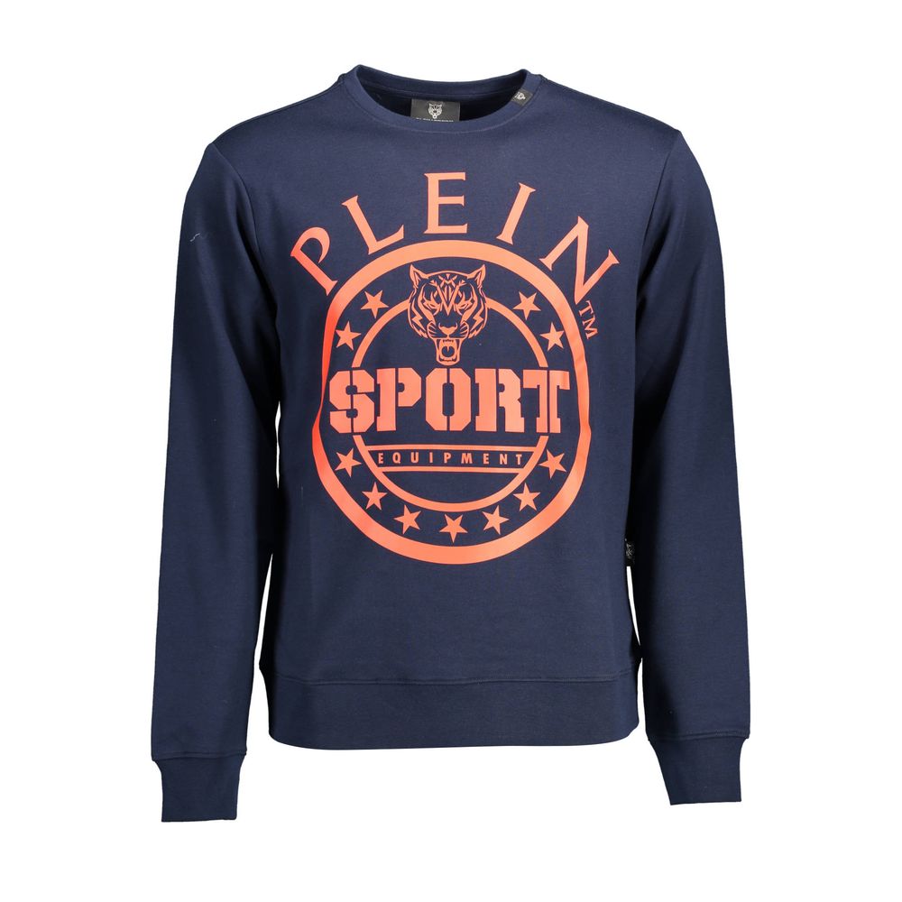 Plein Sport Blue Cotton Men's Sweatshirt